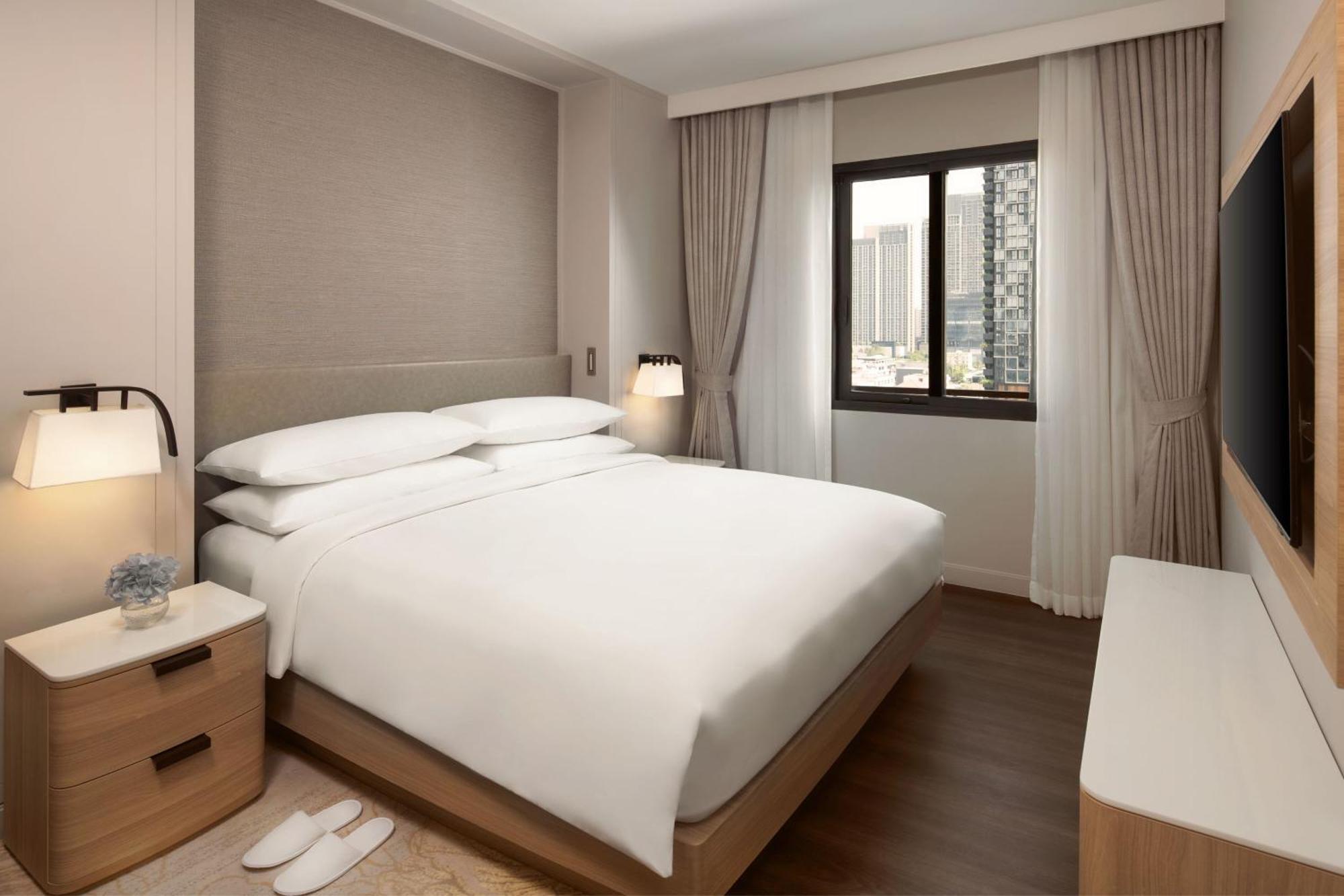 Marriott Executive Apartments Bangkok, Sukhumvit 101 Kültér fotó